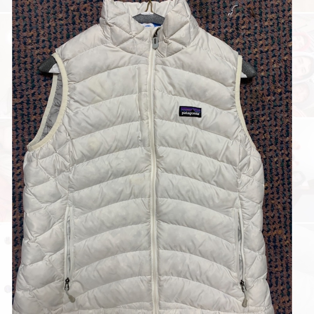 Patagonia white vest